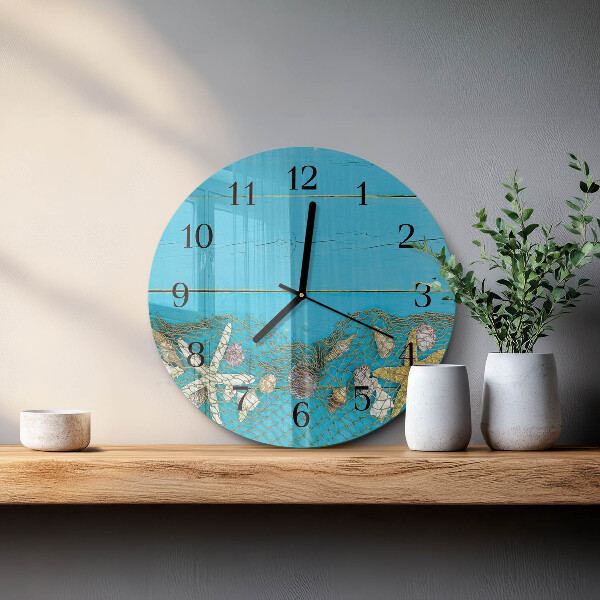 Orologio rotondo Tesori del mare
