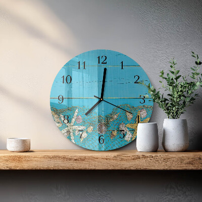 Orologio rotondo Tesori del mare