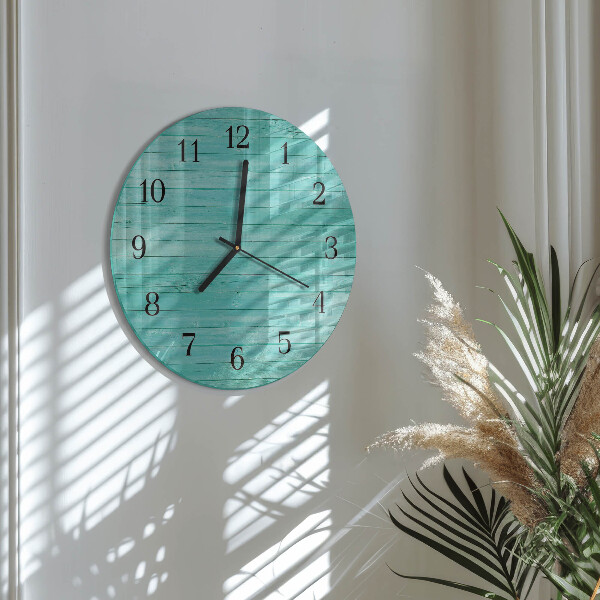 Orologio rotondo Tavole verdi