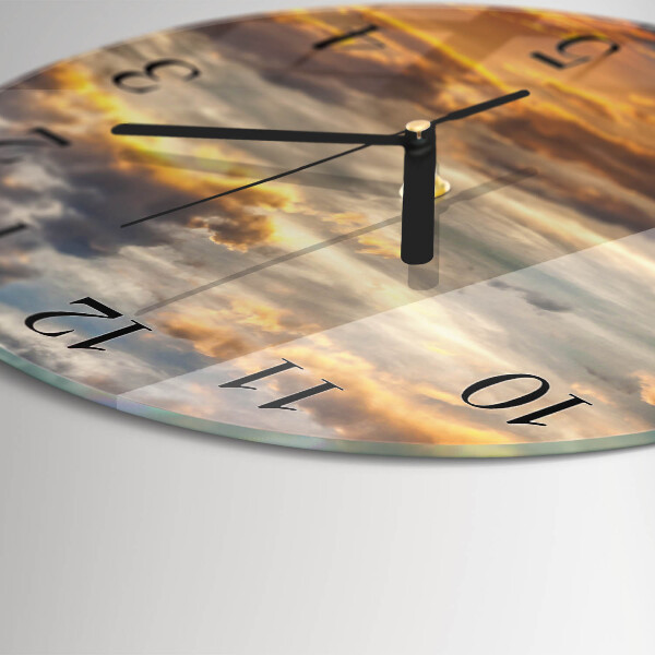 Orologio rotondo Tramonto