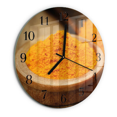 Orologio rotondo Curcuma