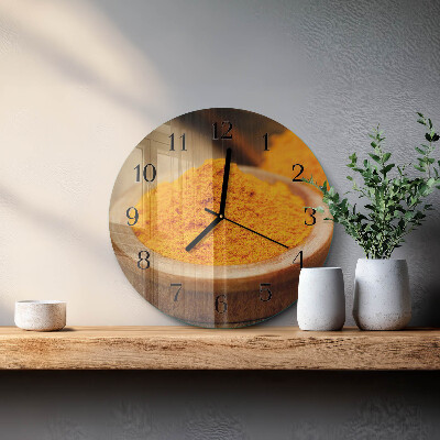 Orologio rotondo Curcuma
