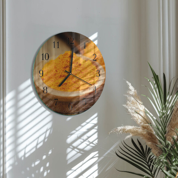 Orologio rotondo Curcuma