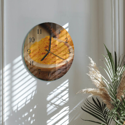 Orologio rotondo Curcuma
