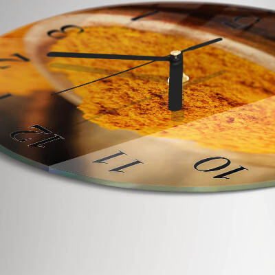 Orologio rotondo Curcuma