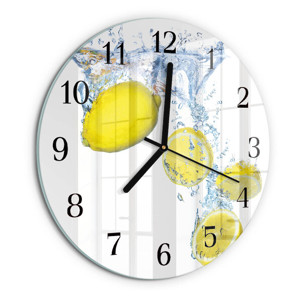 Orologio rotondo limoni