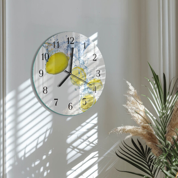 Orologio rotondo limoni