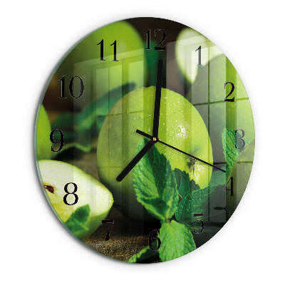 Orologio rotondo Mele verdi