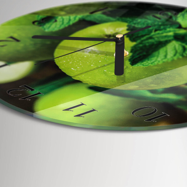 Orologio rotondo Mele verdi