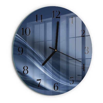 Orologio rotondo Onde blu