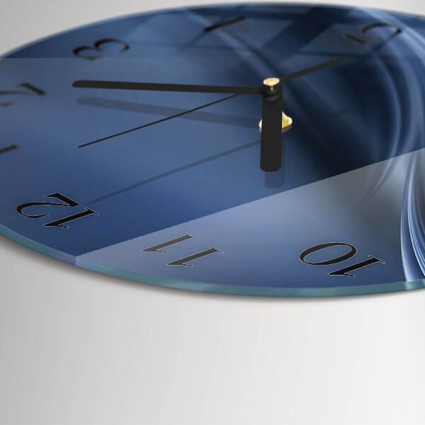 Orologio rotondo Onde blu