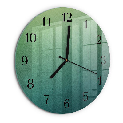 Orologio rotondo sfumatura verde