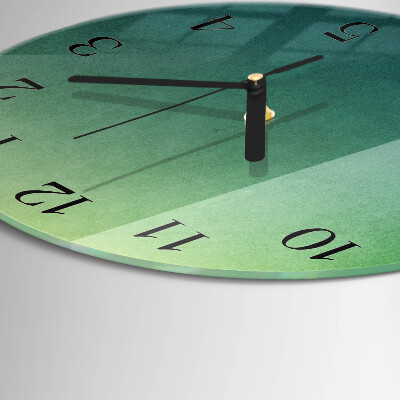 Orologio rotondo sfumatura verde