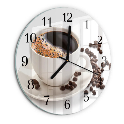 Orologio rotondo Tazza di caffè