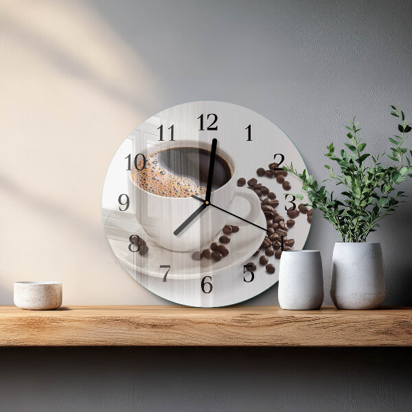 Orologio rotondo Tazza di caffè
