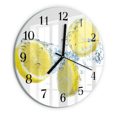 Orologio rotondo limoni