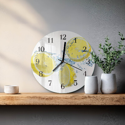 Orologio rotondo limoni