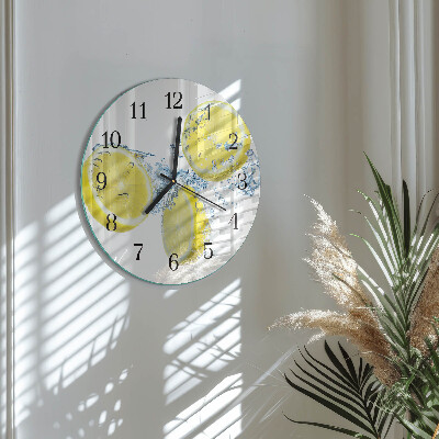 Orologio rotondo limoni