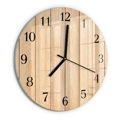 Orologio rotondo Legna
