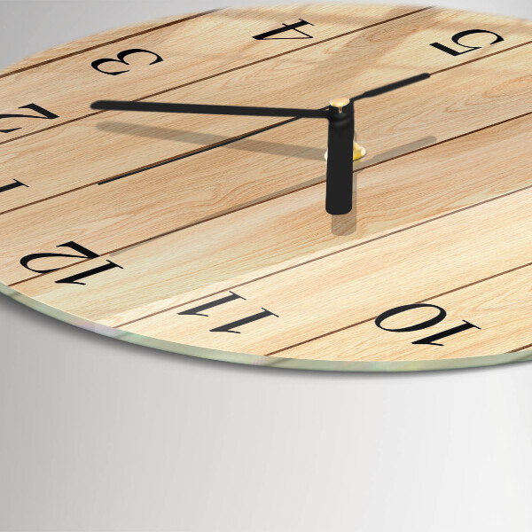 Orologio rotondo Legna