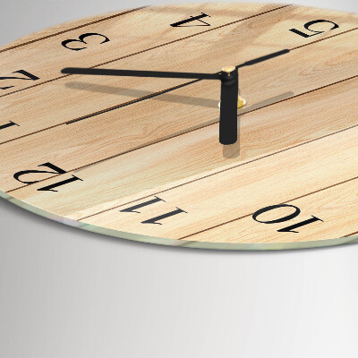 Orologio rotondo Legna