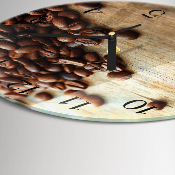 Orologio rotondo chicchi di caffè