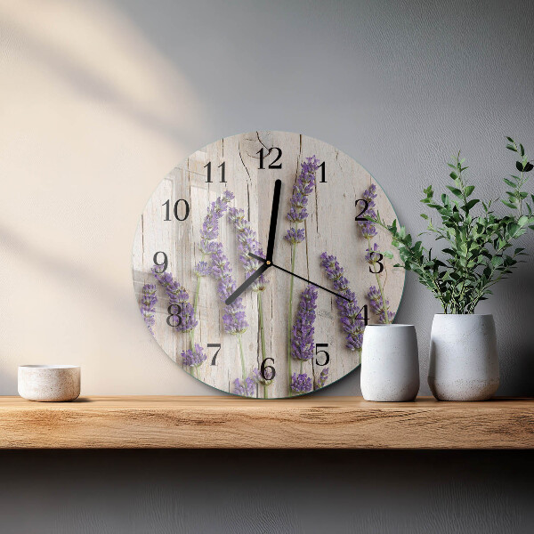 Orologio rotondo Lavanda