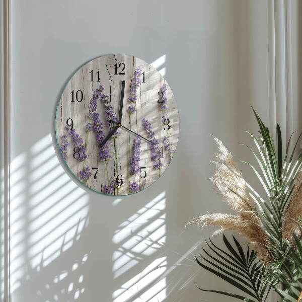 Orologio rotondo Lavanda