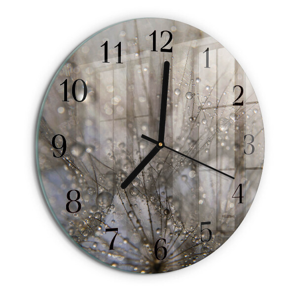 Orologio rotondo Gocce di rugiada