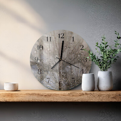 Orologio rotondo Gocce di rugiada