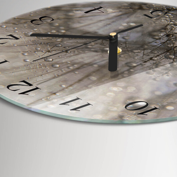 Orologio rotondo Gocce di rugiada