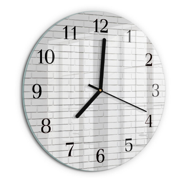 Orologio rotondo Muro di mattoni