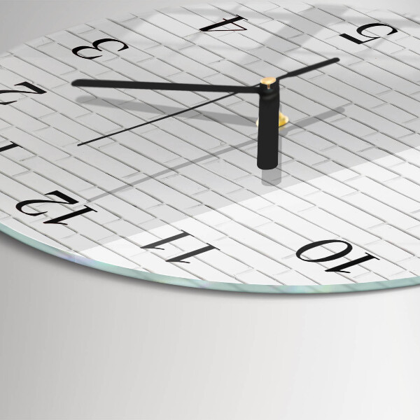 Orologio rotondo Muro di mattoni