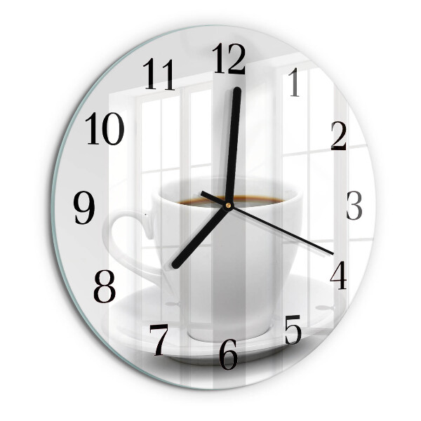 Orologio rotondo Tazza di caffè