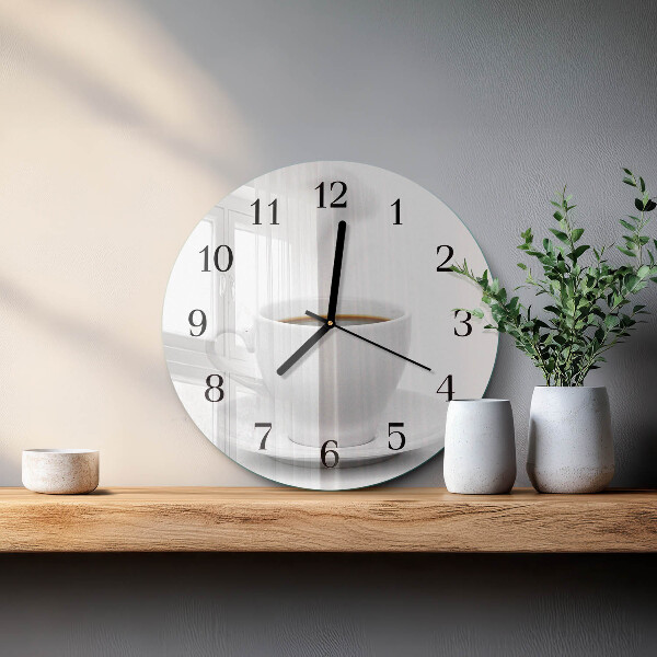 Orologio rotondo Tazza di caffè
