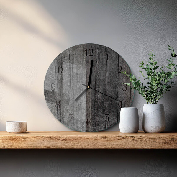 Orologio rotondo Legna