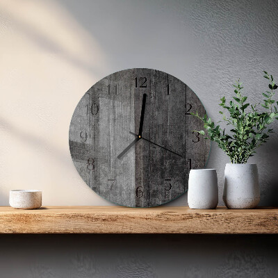 Orologio rotondo Legna