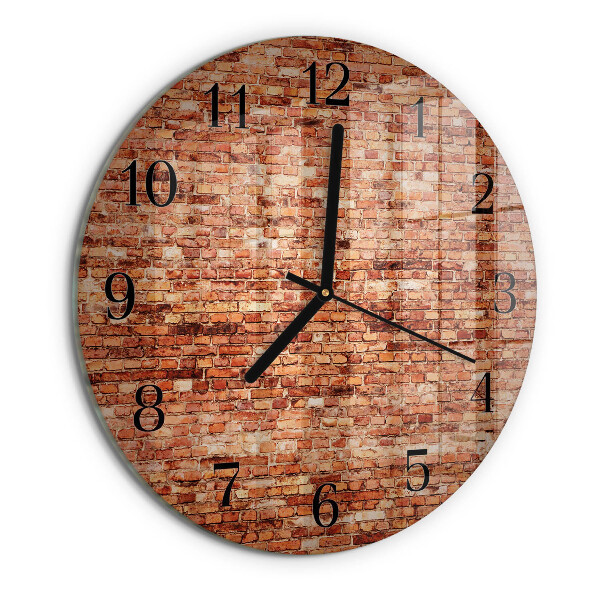Orologio rotondo Muro di mattoni