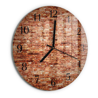 Orologio rotondo Muro di mattoni