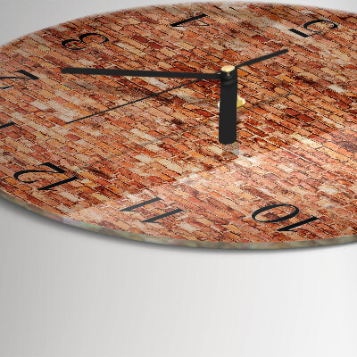 Orologio rotondo Muro di mattoni