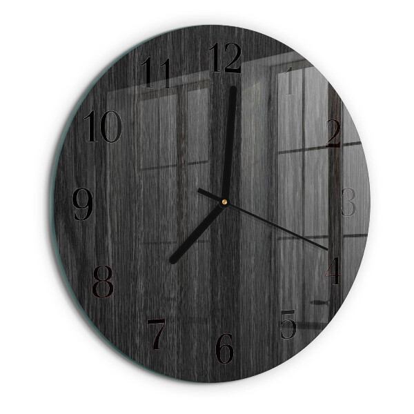 Orologio rotondo Legna