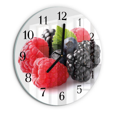 Orologio rotondo Frutti di bosco