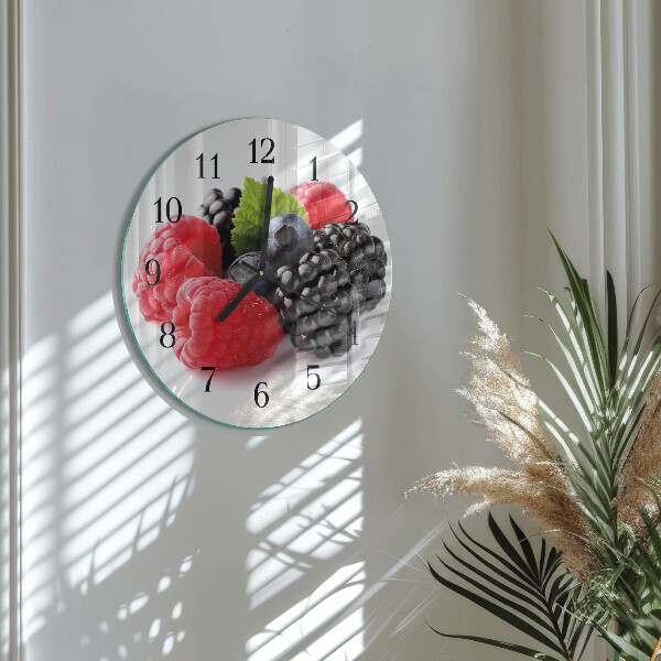 Orologio rotondo Frutti di bosco