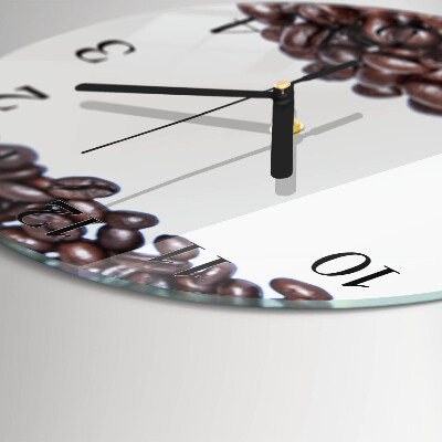 Orologio rotondo chicchi di caffè