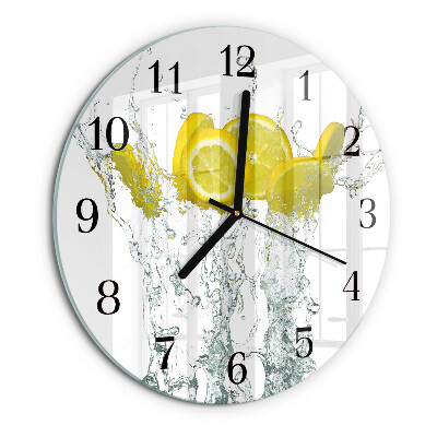 Orologio rotondo Acqua con limone