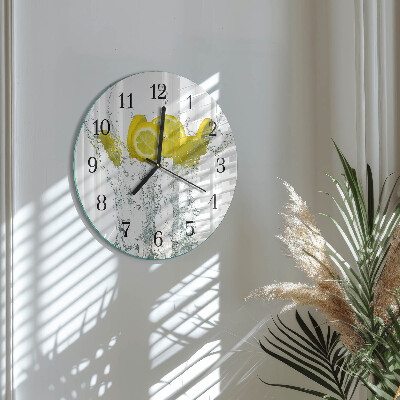 Orologio rotondo Acqua con limone
