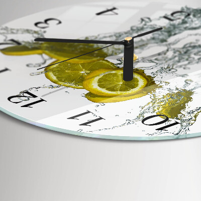 Orologio rotondo Acqua con limone