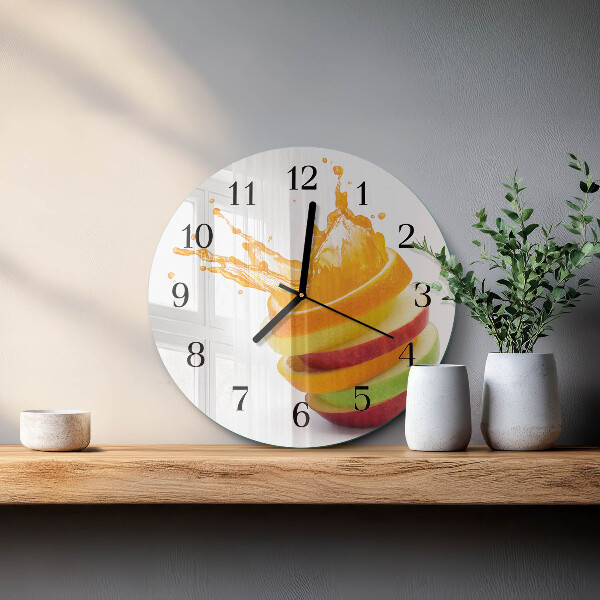 Orologio rotondo Frutta