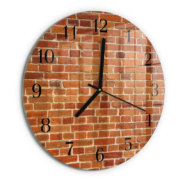 Orologio rotondo Muro di mattoni