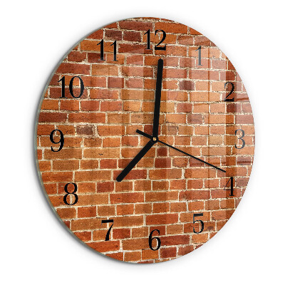 Orologio rotondo Muro di mattoni